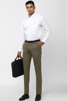 men's khaki casual chinos