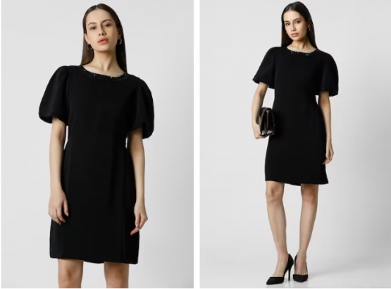 Women black dress
