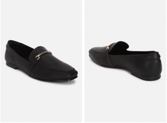 black slip ons