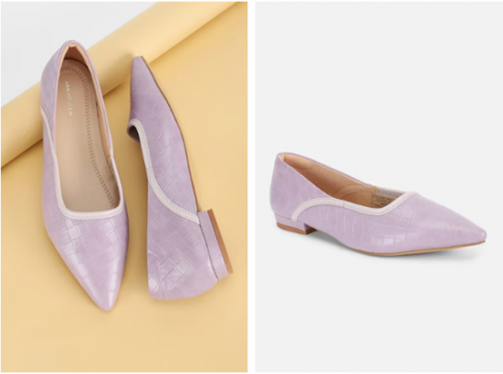 lilac slip ons