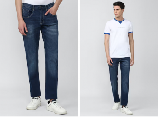 white shirts and jeans
