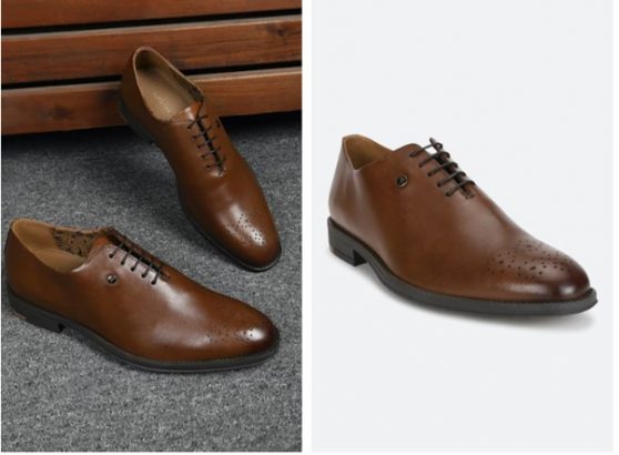 brown lace up shoes