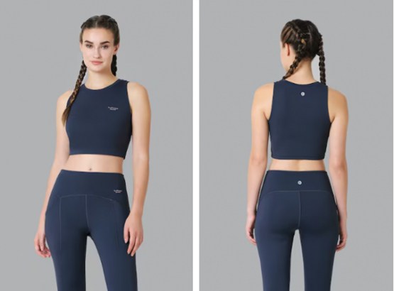 high stretch crop top