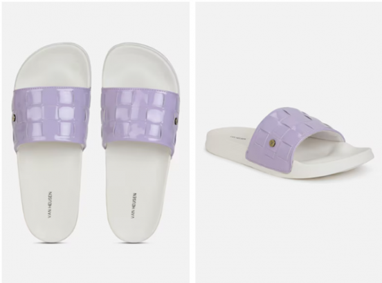 women lilac sandals