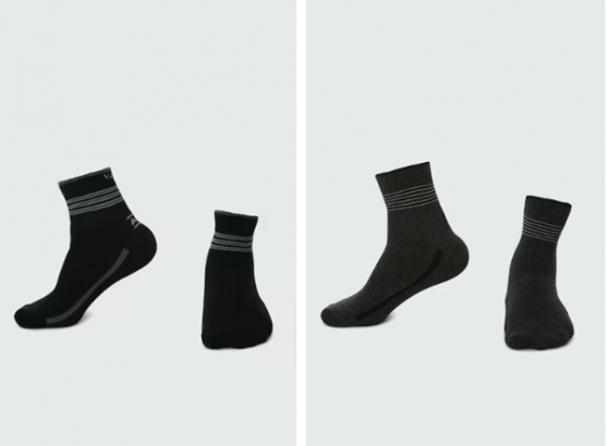 Van Heusen Active Men Assorted Patterned Anti Bacterial Ankle Length Socks