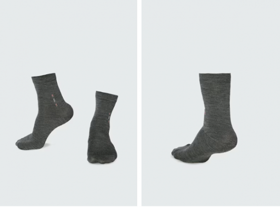 Van Heusen Men Grey Solid Warmtech Stretchable Thermal Socks